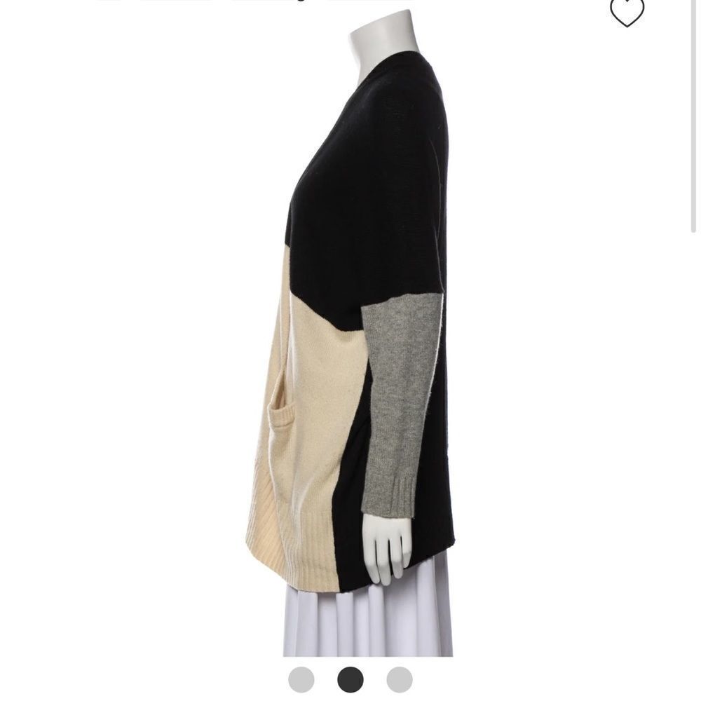MASON Cashmere Wool Colorblock Pattern Sweater - Picture 2 of 12